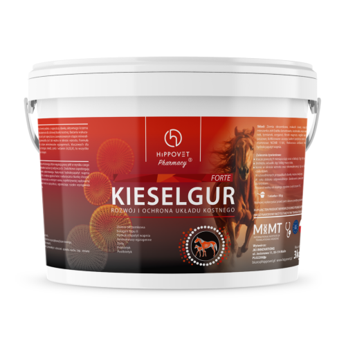 Hippovet Pharmacy Kieselgur Forte –  suplement na rozwój i ochronę układu kostnego 3 kg