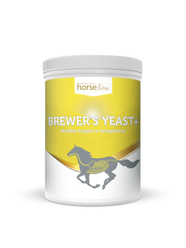 HorseLinePro Drożdżer Brewer's Yeast  dla koni opakowanie 1 kg