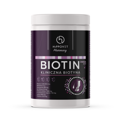 Pharmacy Biotin granulat suplement dla koni pojemność 1 kg