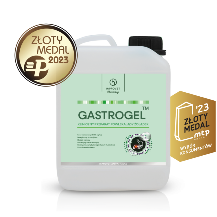 GASTROGELpojemność 2,5l Suplement na wrzody w formie żelu dla koni