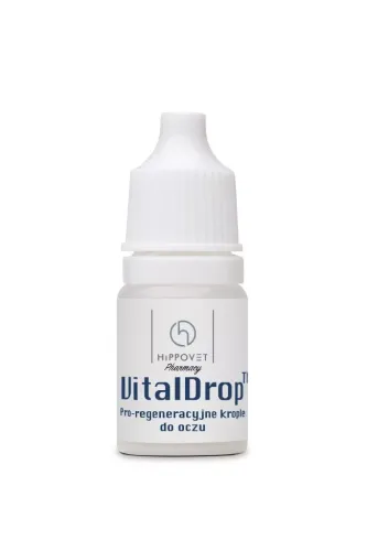 Hippovet VitalDrop regeneracyjne krople do oczu dla dużych małych zwierząt