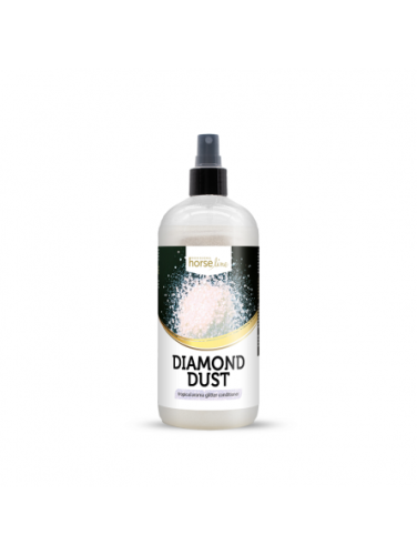 Diamond Dust 500 ml mgiełka nabłyszczająca dla koni odżywka brokatowa, kosmetyk