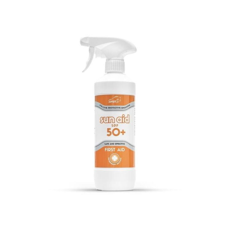 Jump It Sun aid krem w spray`u SPF 50++ kosmetyk dla koni, UVA/UVB