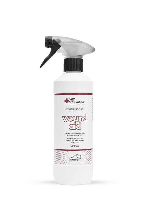 Jump IT Wound aid 500 Płyn zabezpieczający świeże rany spray dla koni pojemność 500 ml